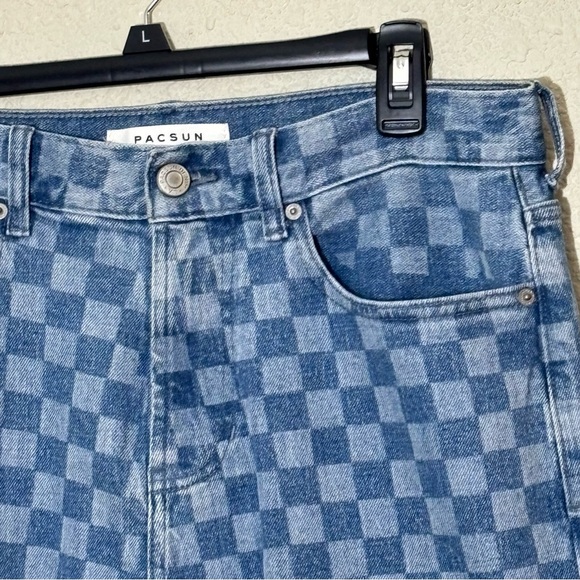 PacSun Eco Holden Slim Taper Checkered Comfort Jeans. Men’s 31x32 - Picture 4 of 11